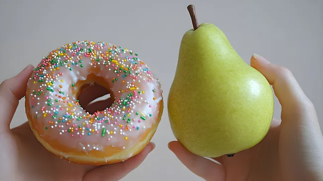 Donut vs pear